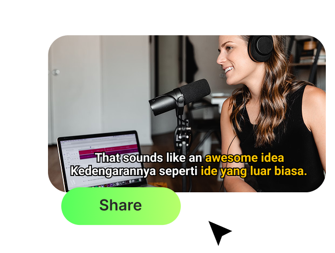 How to automatically generate Indonesian subtitles? step-3