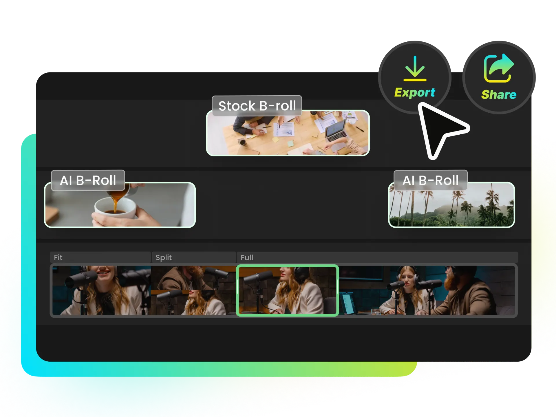 How to add AI B-Roll to your video in 3 simple steps? step-3