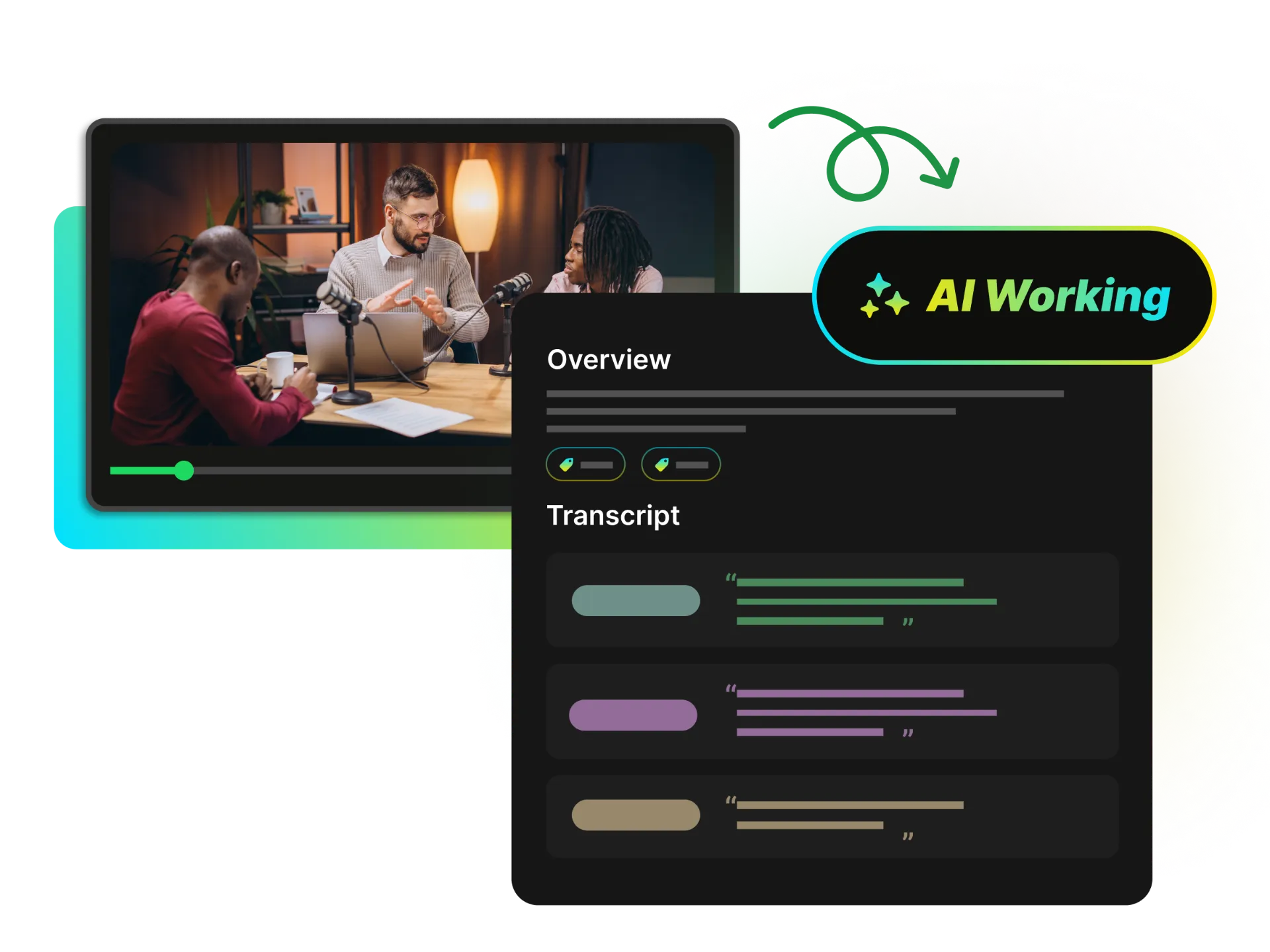 How to Convert Video to Text with WayinVideo AI? step-2