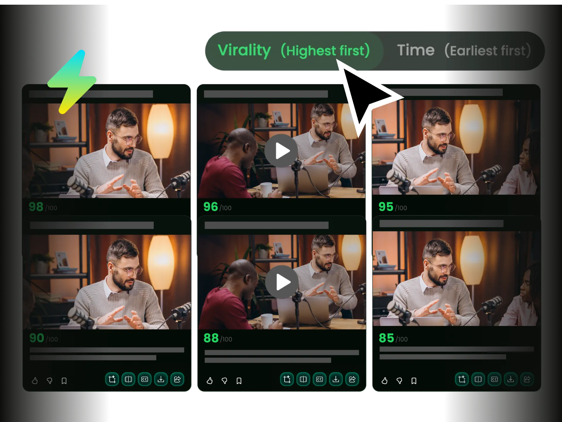 How to use this AI clip generator to make viral clips? step-2