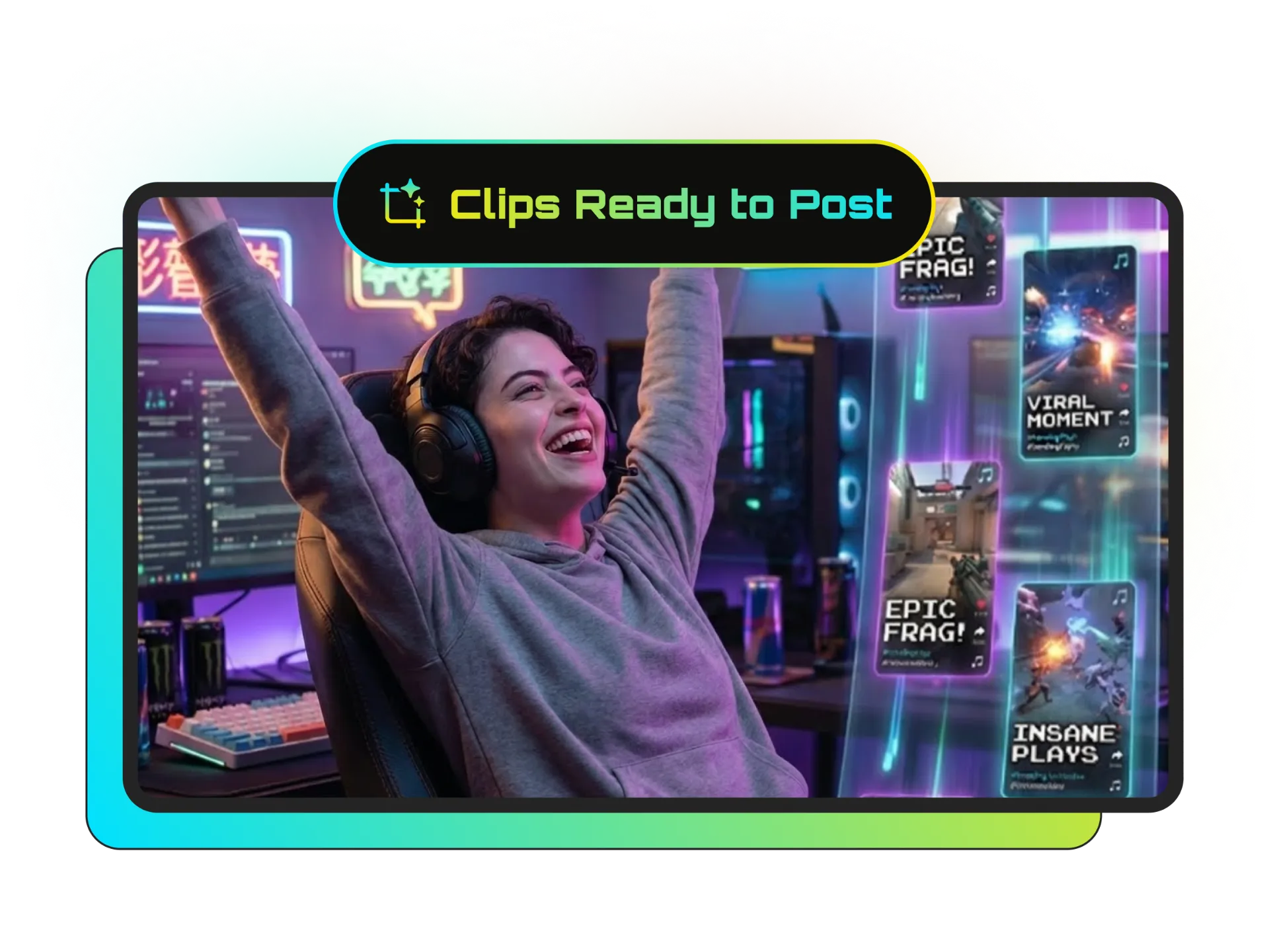 Daily streamer waking up to AI-generated viral clips