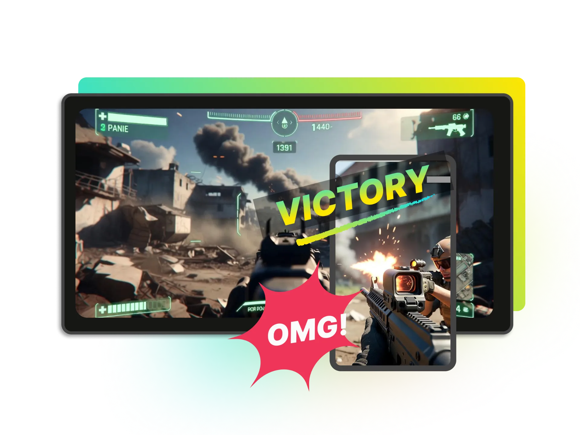 Streaming highlights converted to vertical format for TikTok and Reels