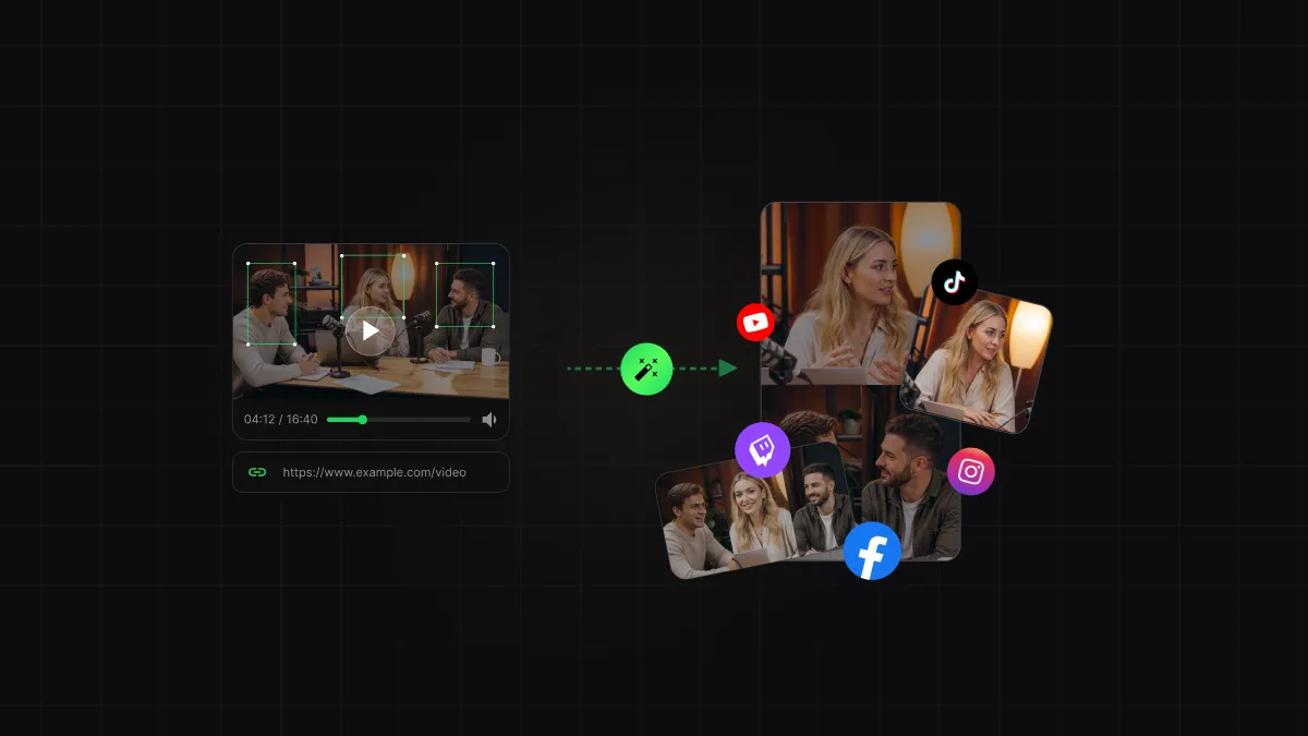 WayinVideo AI TikTok content repurposing tool turning existing videos into TikTok clips