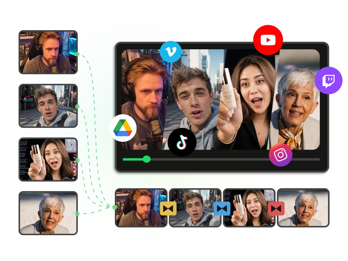 Different types of video transitions for various video projects