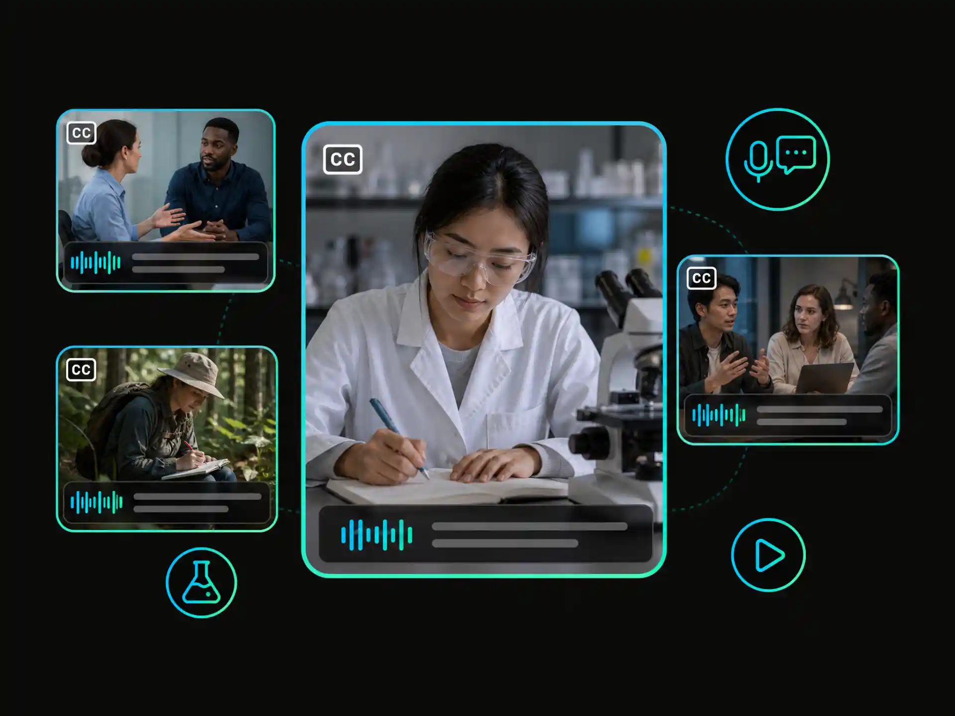 Auto-generated captions for an Instagram research video