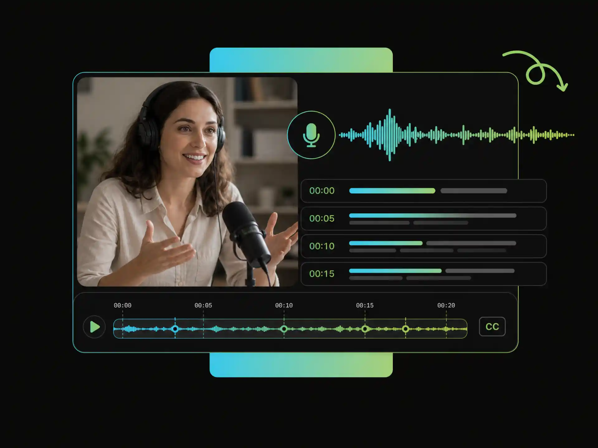 Convert Telugu audio to text and generate synced subtitles