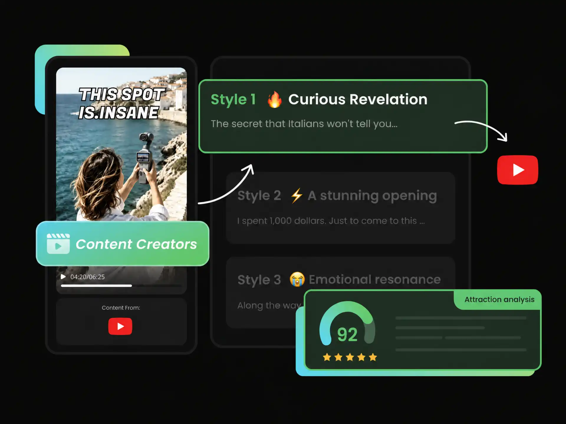 content creator editing video hooks for personal branding