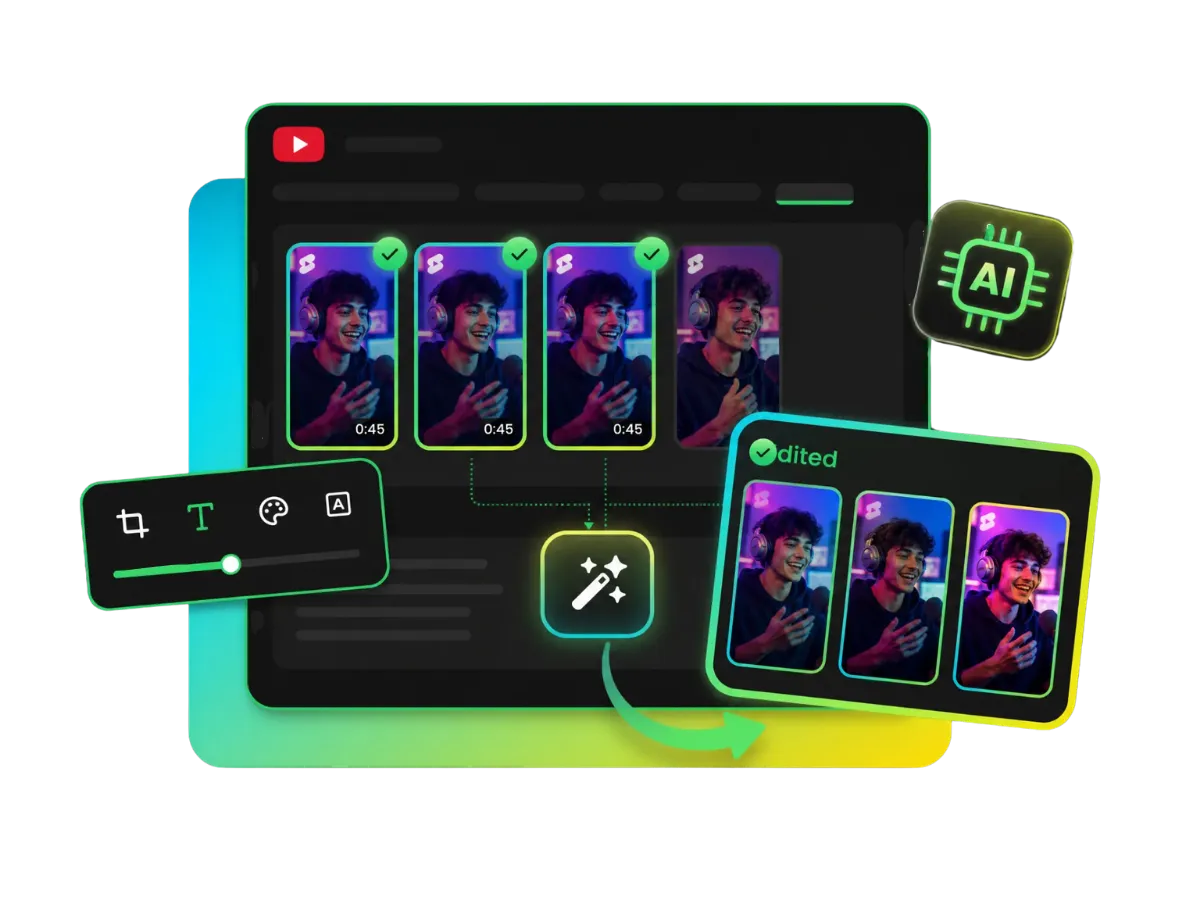 AI makes Shorts from YouTube video with one-click export