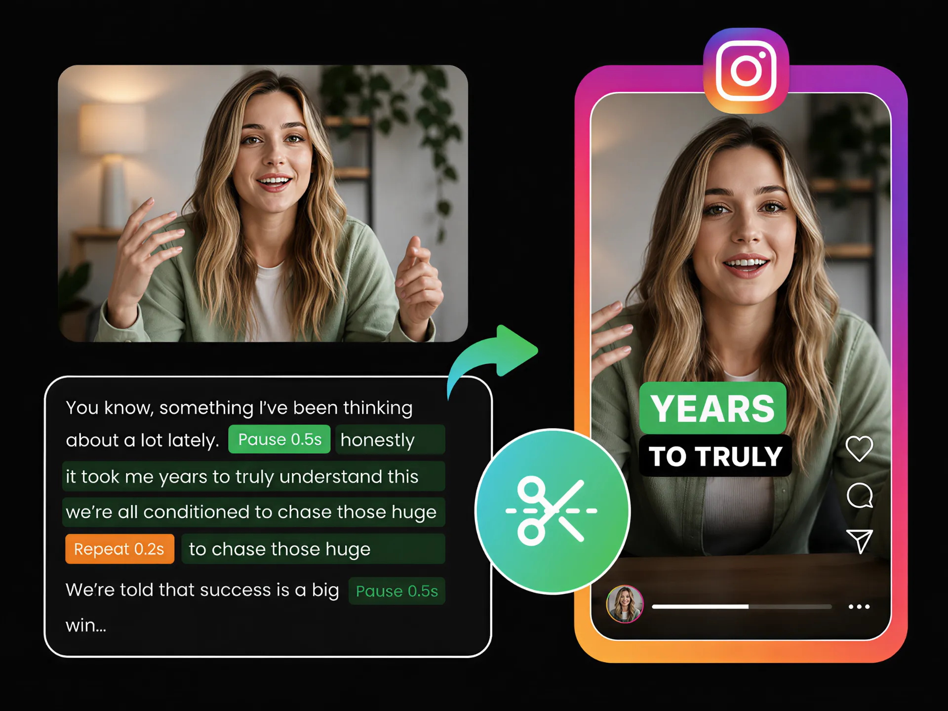 reels creators using instagram trimming tool to prepare clips for frequent posting