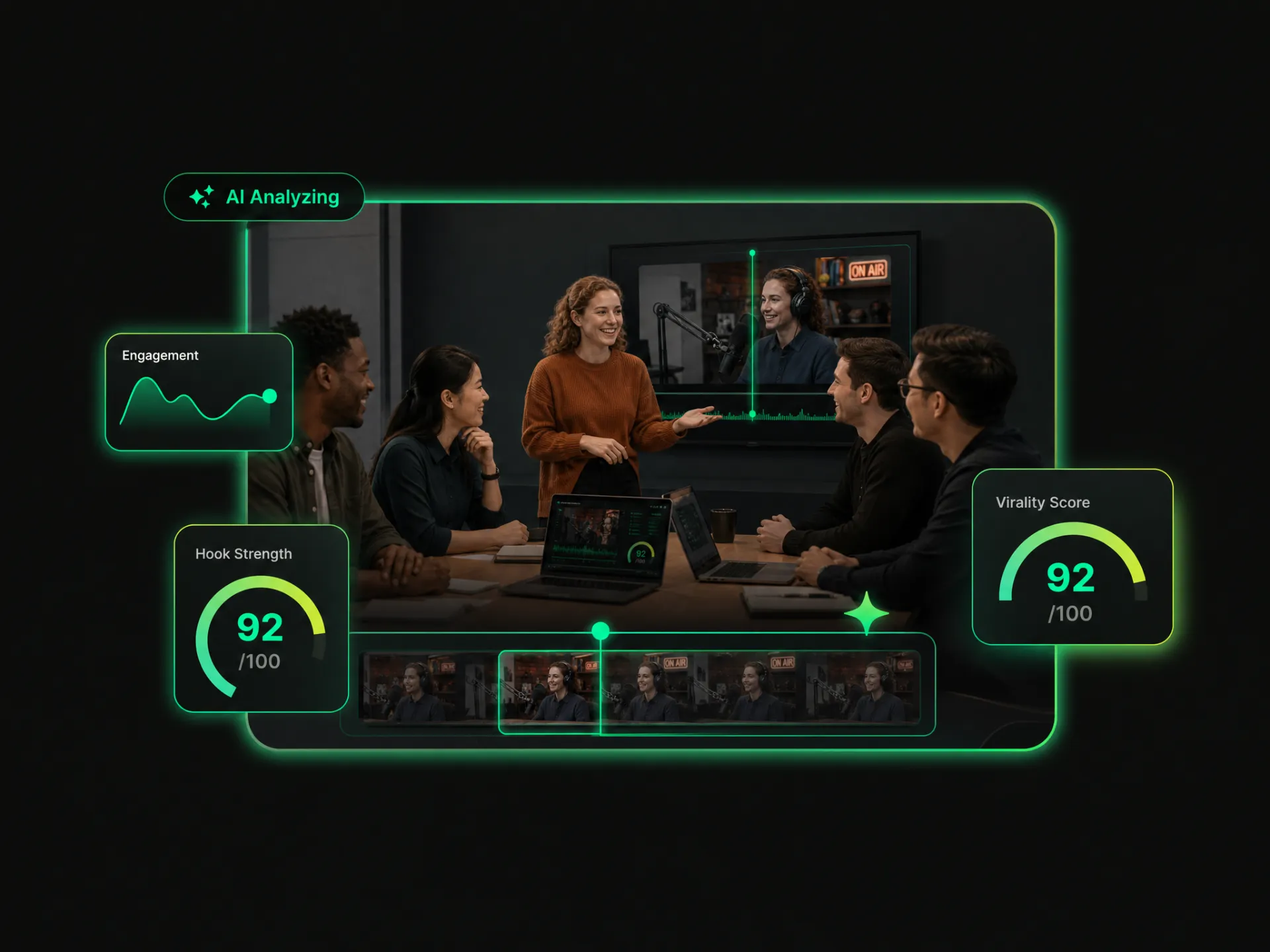 Virality predictor free tool analyzing video highlights and viral moments