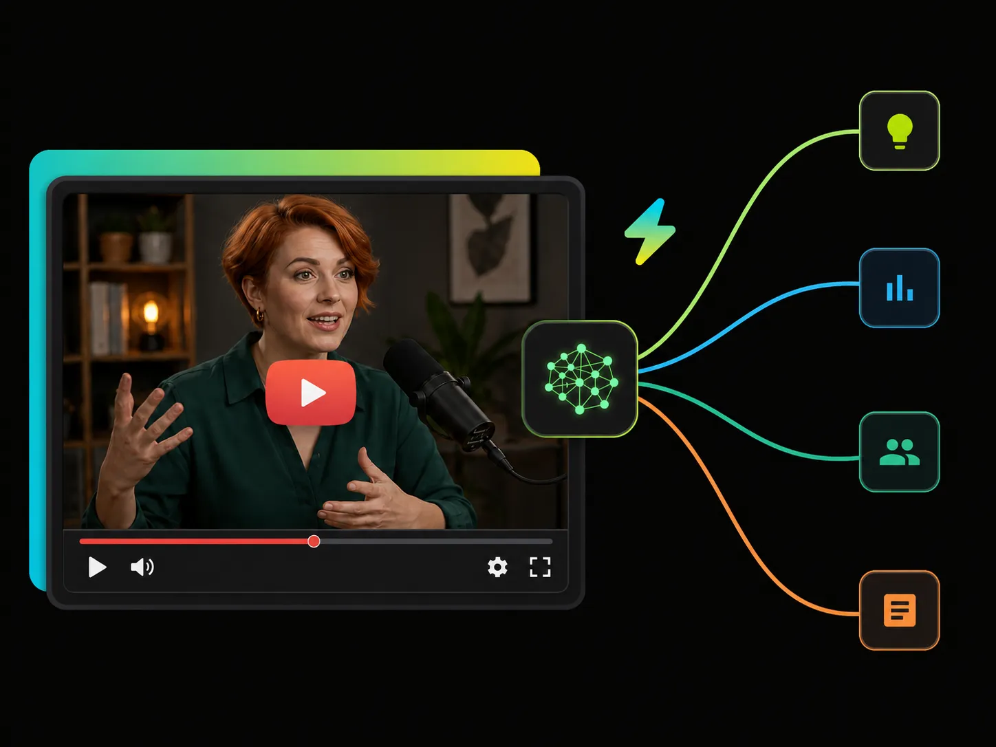 ai tool generating mind map from youtube video instantly