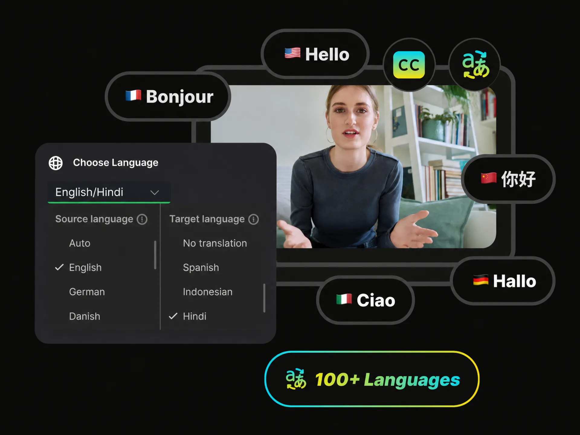 wayinvideo helping users translate video from english to hindi with ai speech recognition