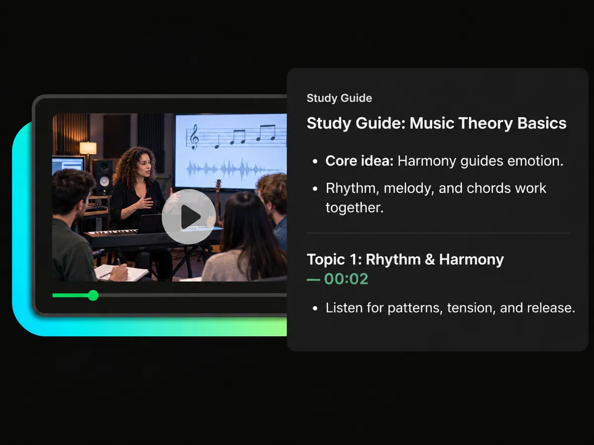 lecture to notes ai creating notes with a template or a custom prompt