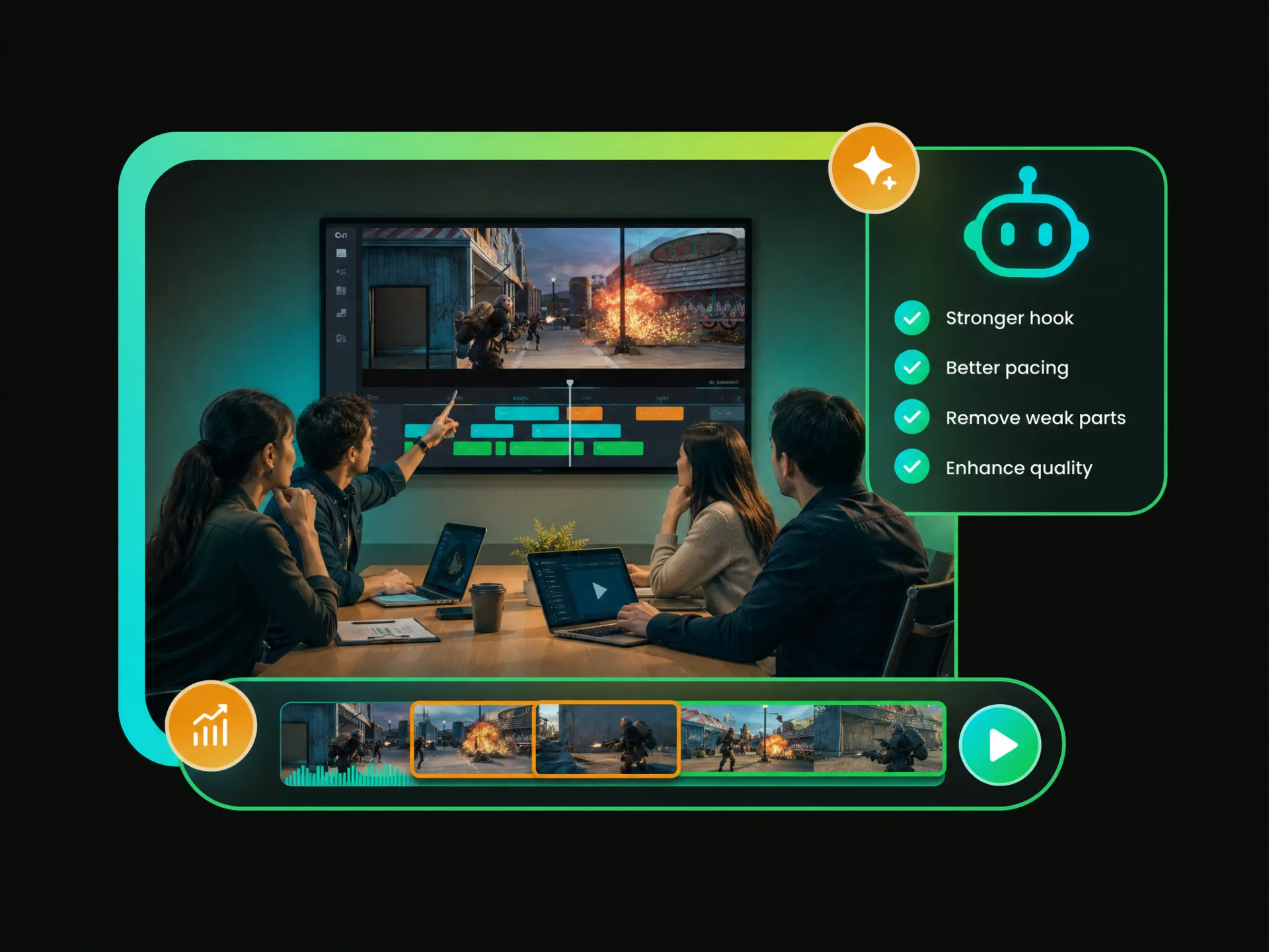AI video optimization tool improving viral video performance