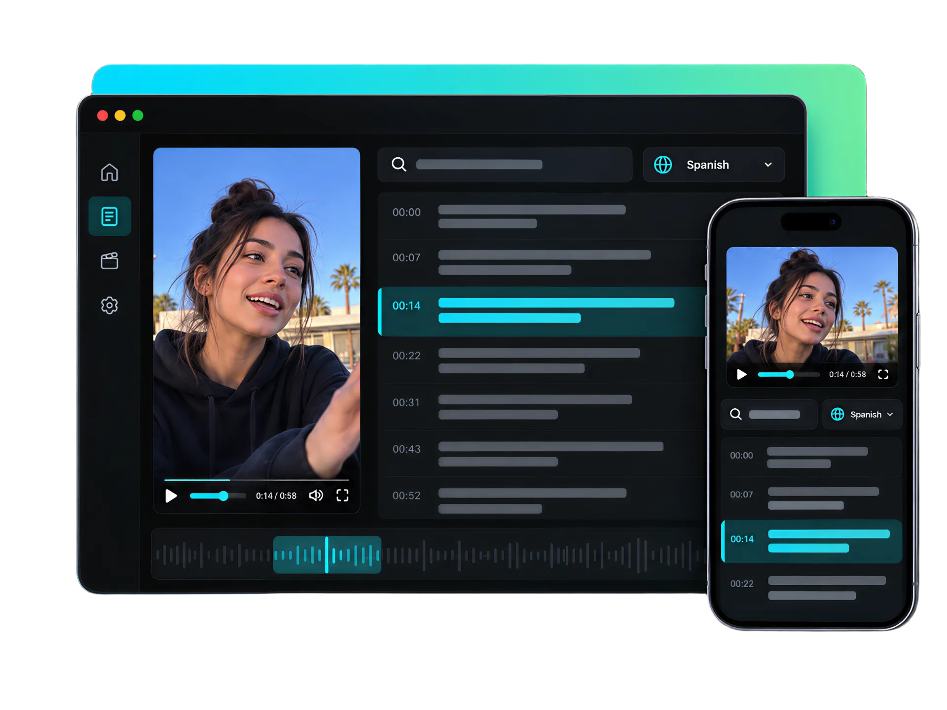 instagram video transcripts and subtitles accessible on both desktop and mobile
