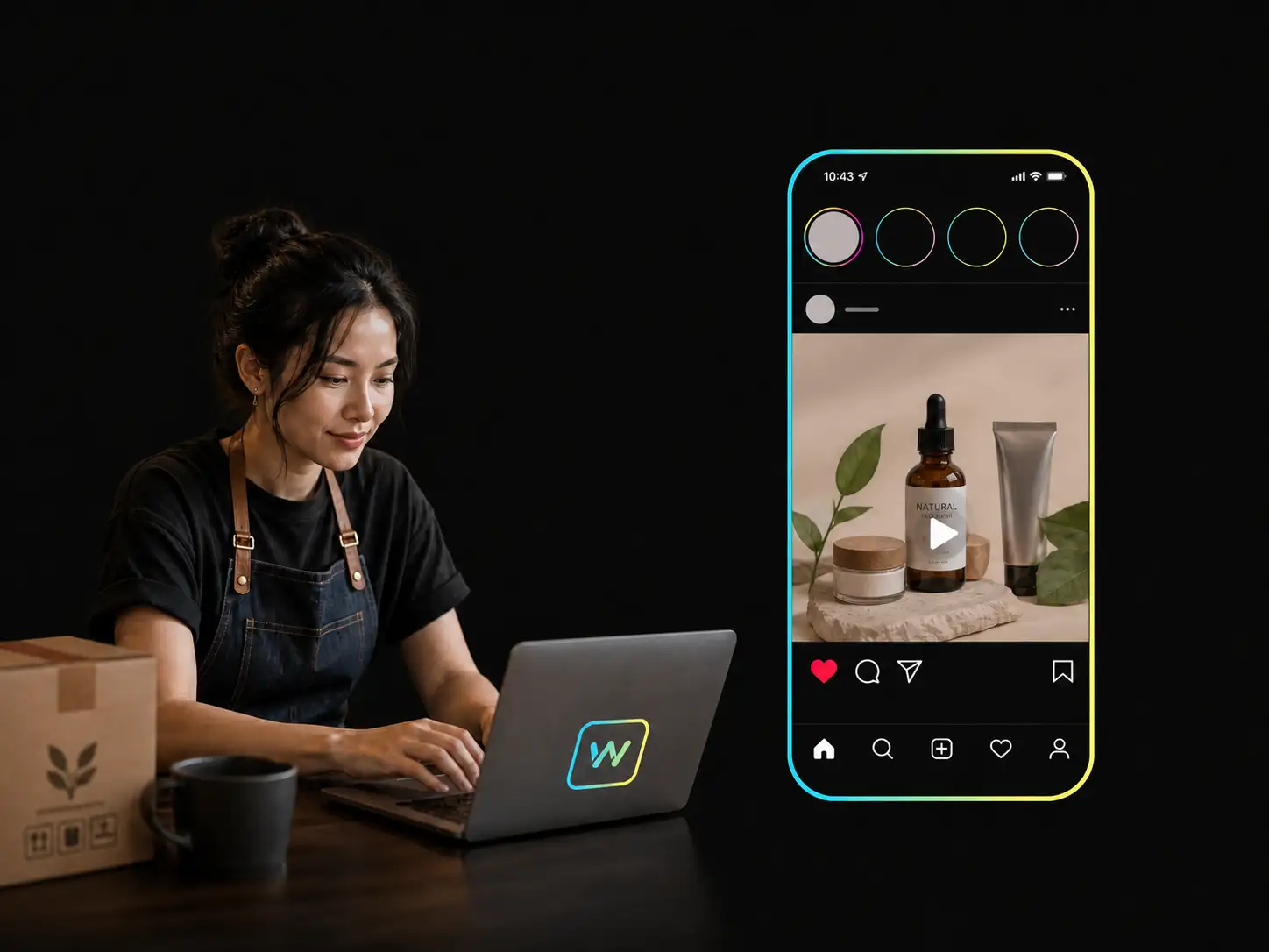 Instagram scheduler for small business with product video posts
