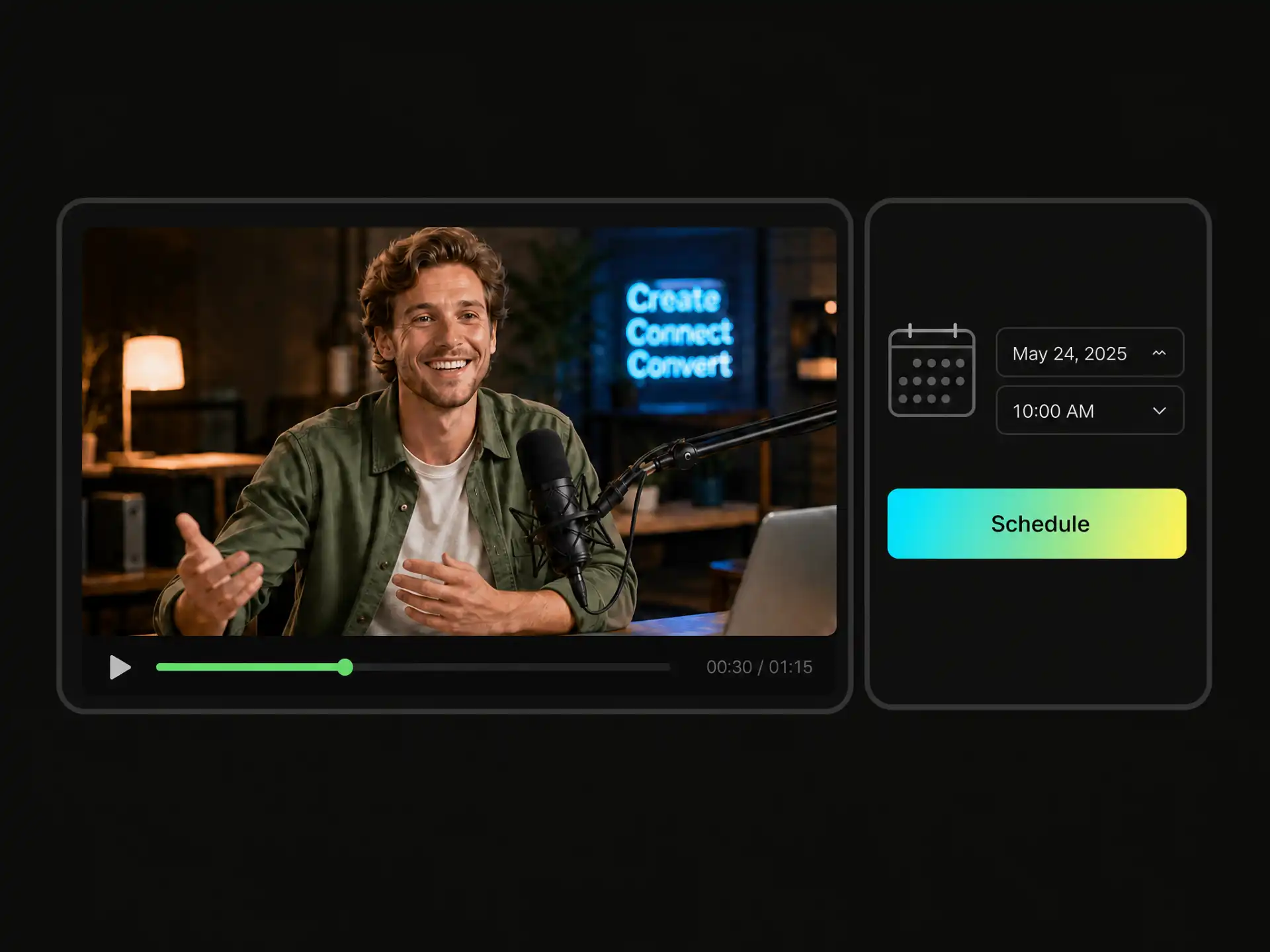 social media scheduler for Instagram for managing client video content