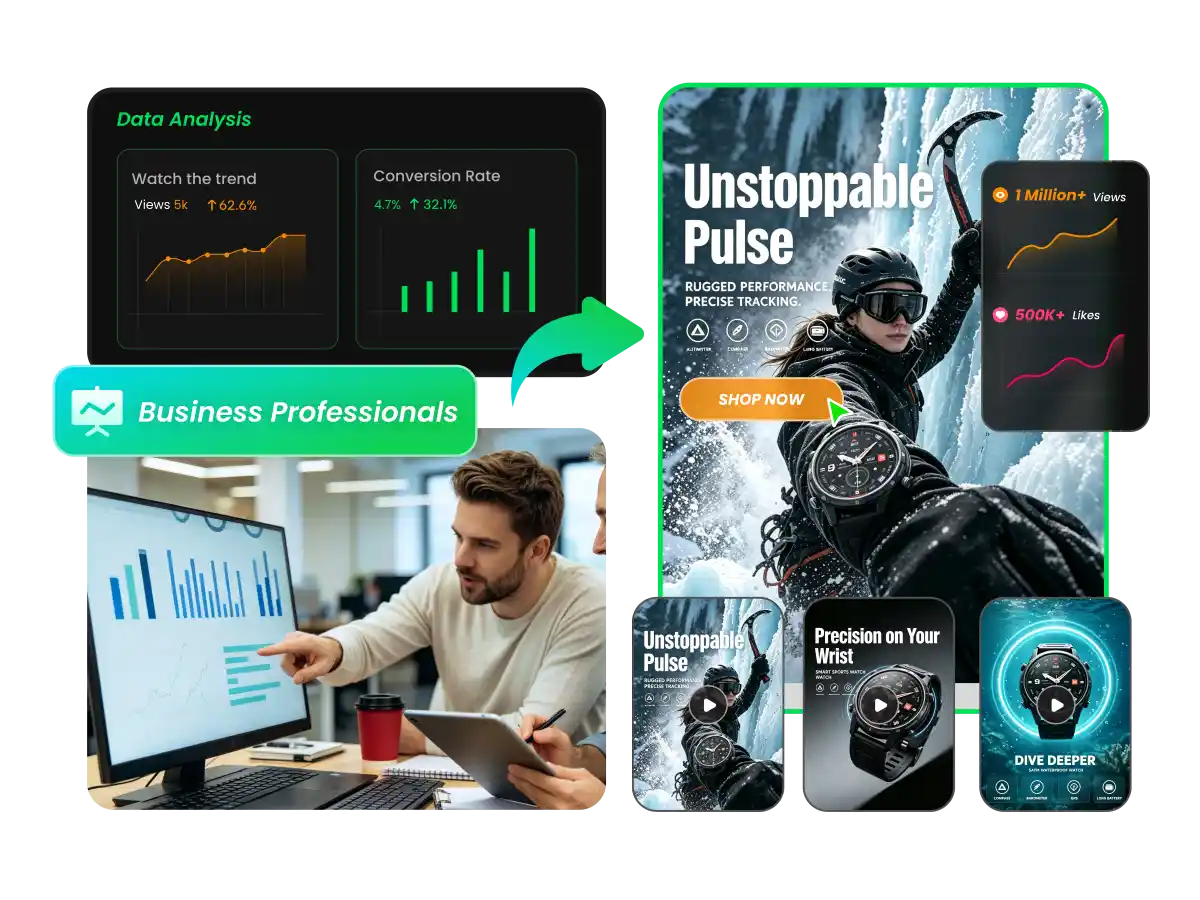 product promotional video with interactive call to action hooks