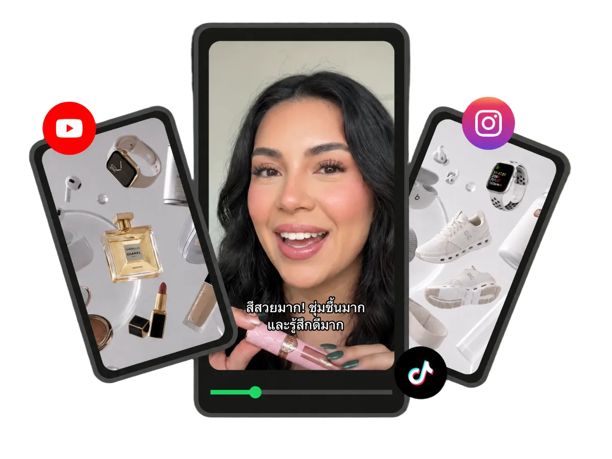 Thai subtitle generator for business marketing videos