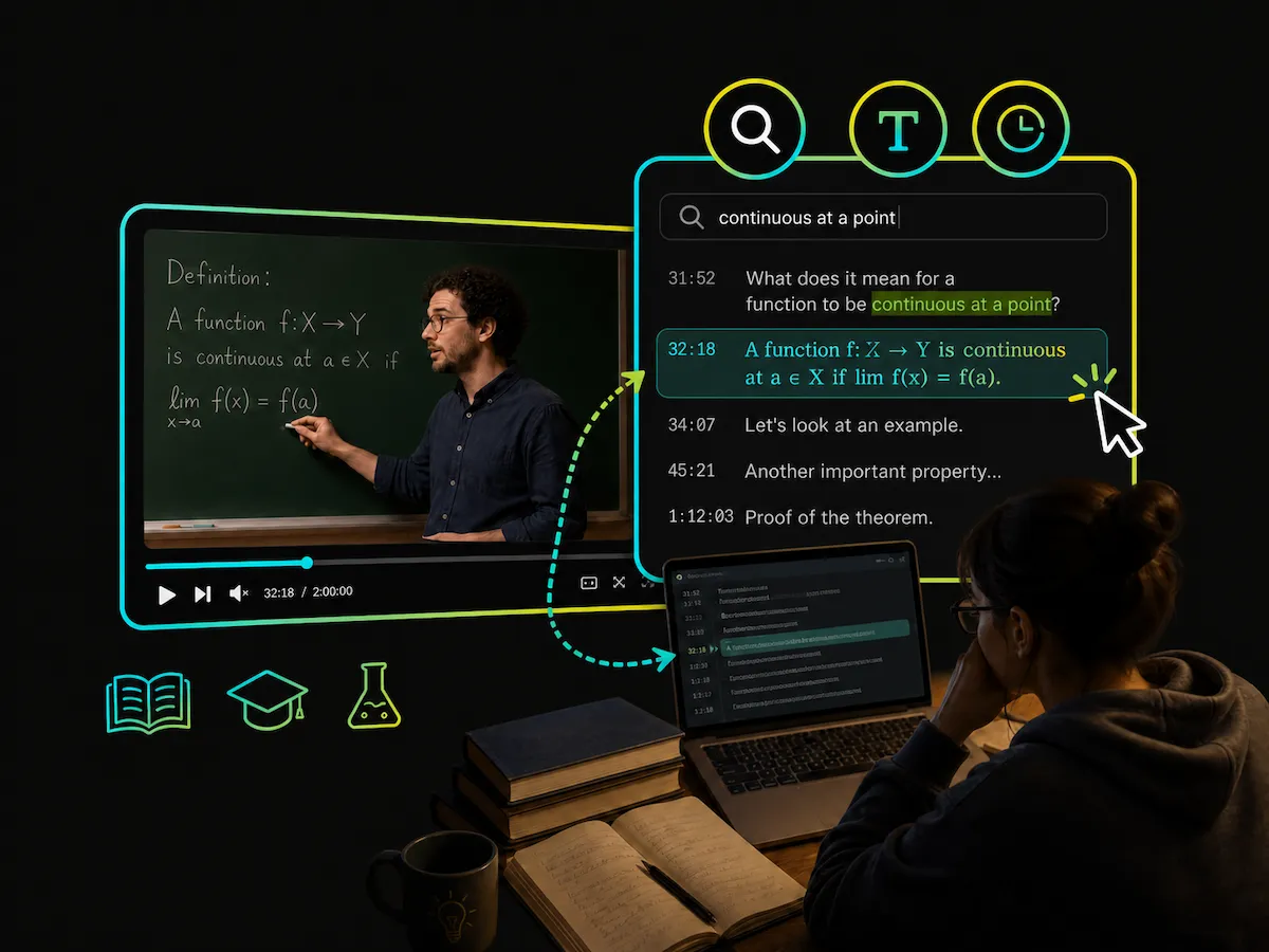 ai transcription tool converting interviews and educational podcasts into text