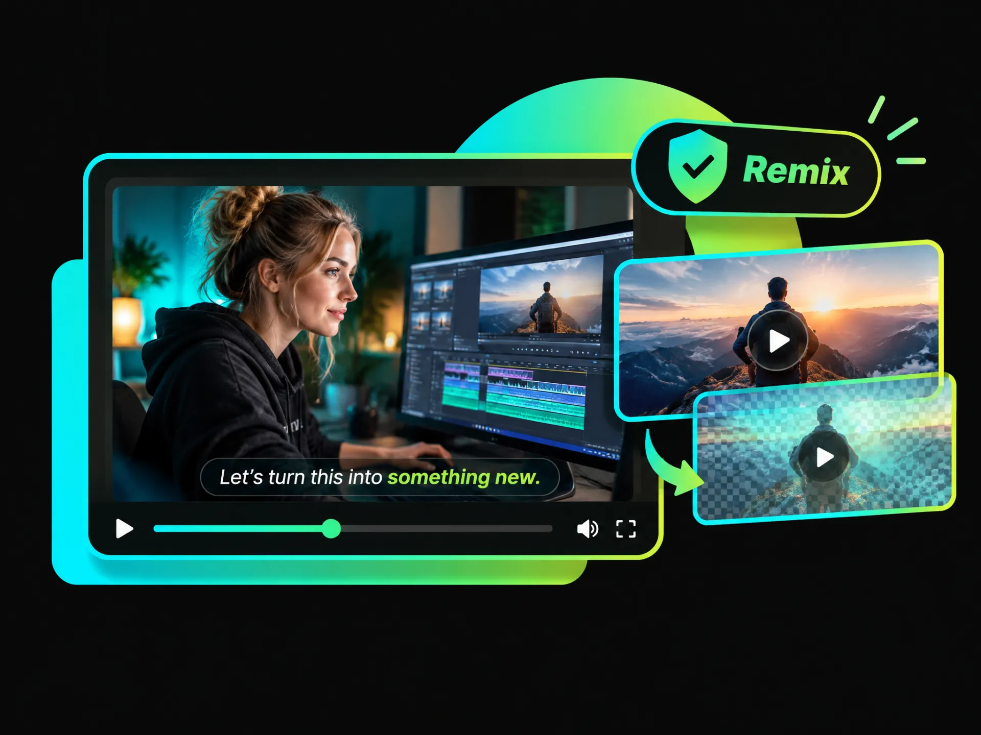 adding captions to someone else's youtube videos for editing and remixing