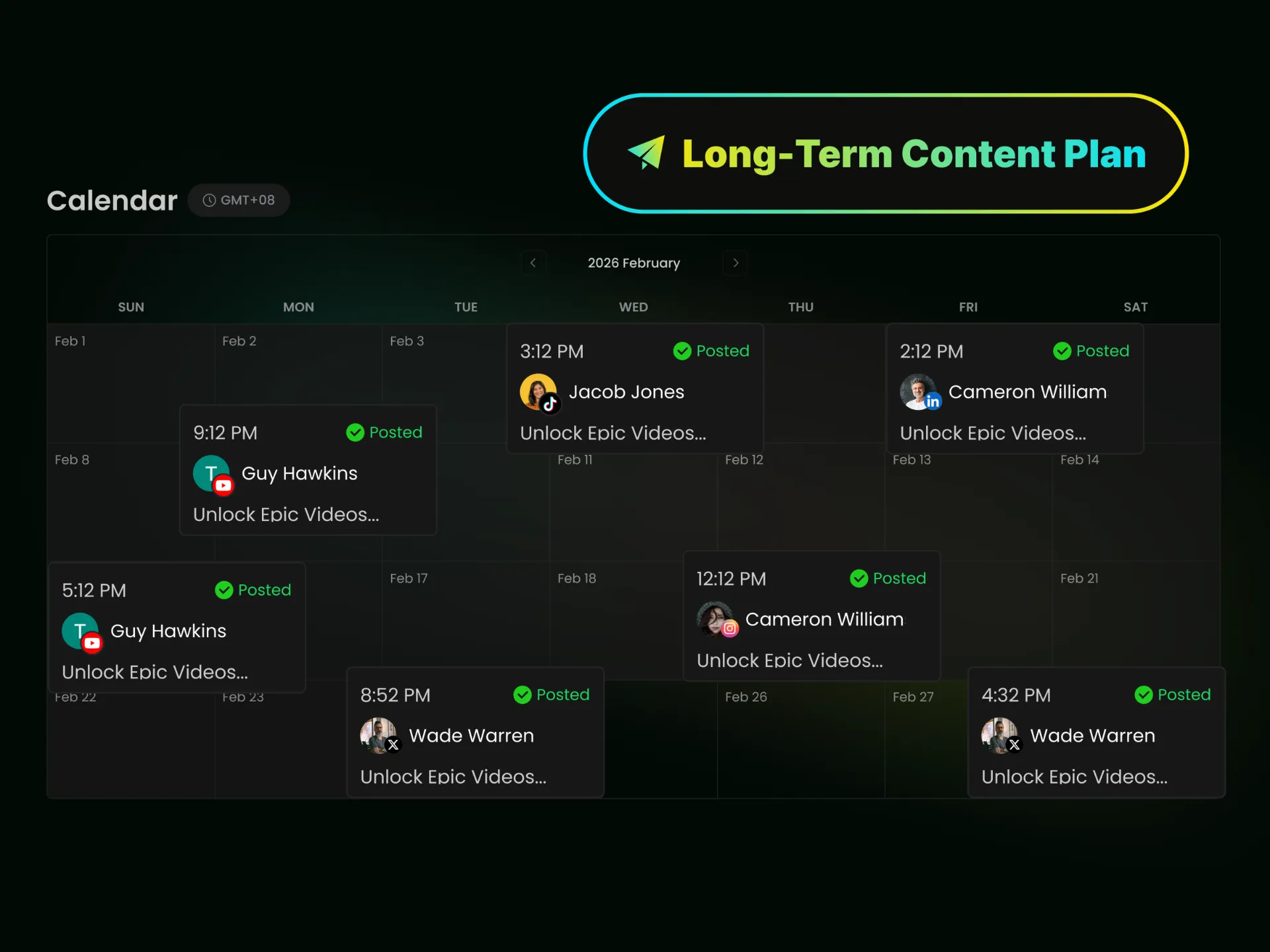 best social media planner for small business campaign dashboard