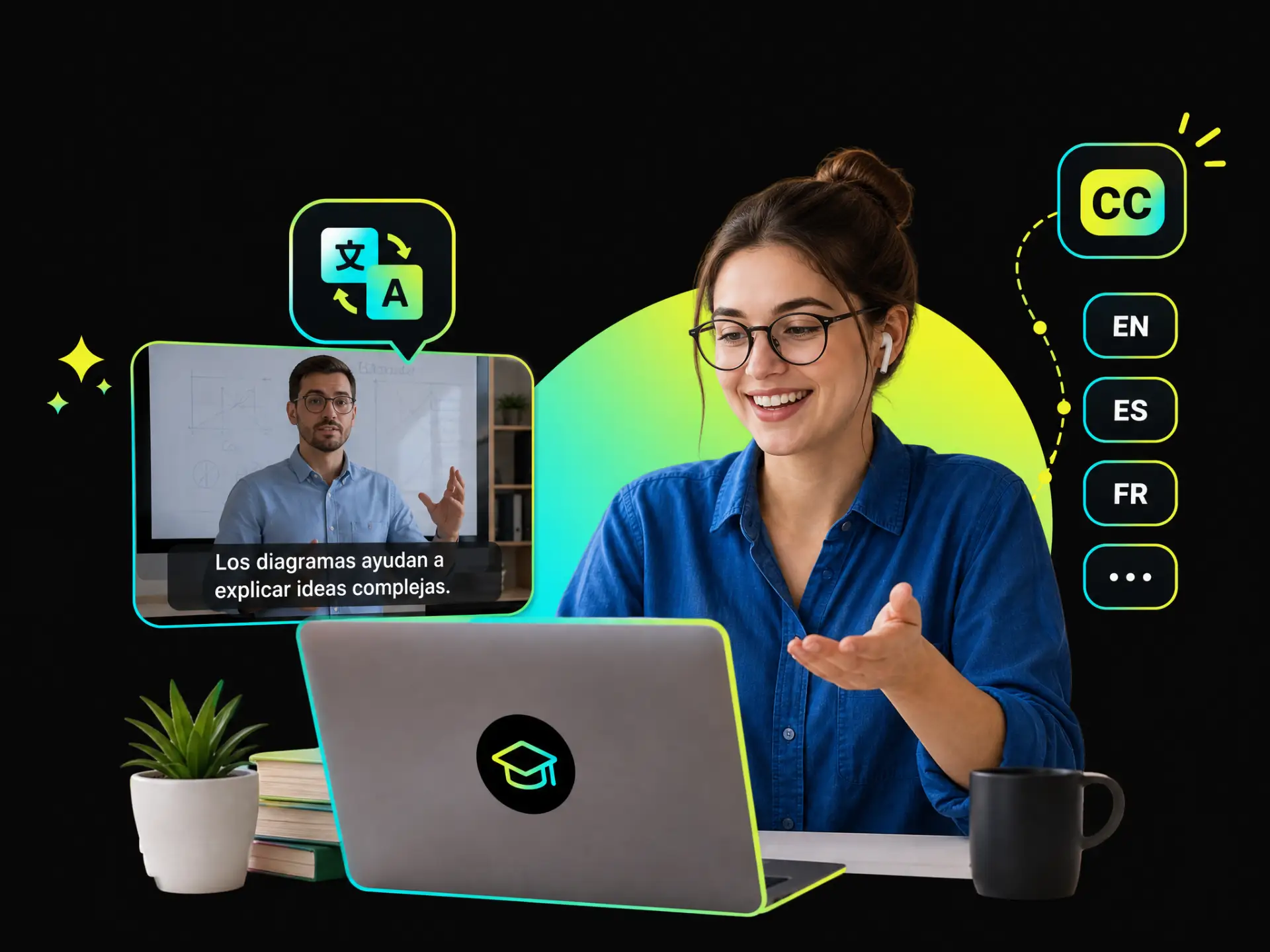 Video subtitle generator free for educational videos and lessons